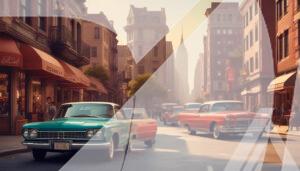 Coches Clásicos en la Ciudad