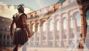 Gladiador en el Coliseo