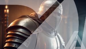 Guerrero Medieval con Armadura