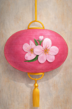 Farol Floral Rosa