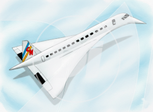 Avion en el cielo di